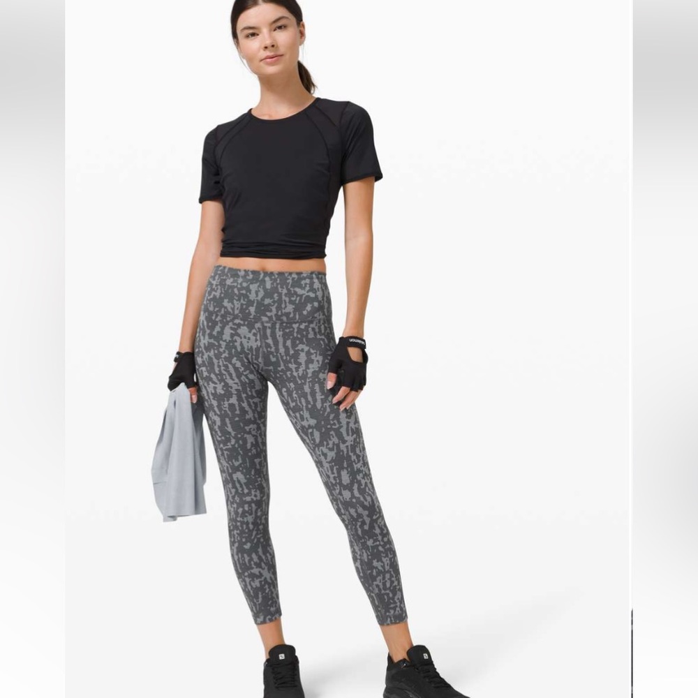 Lululemon Wunder Train High-Rise Tight 25" grey everlux - size 6
